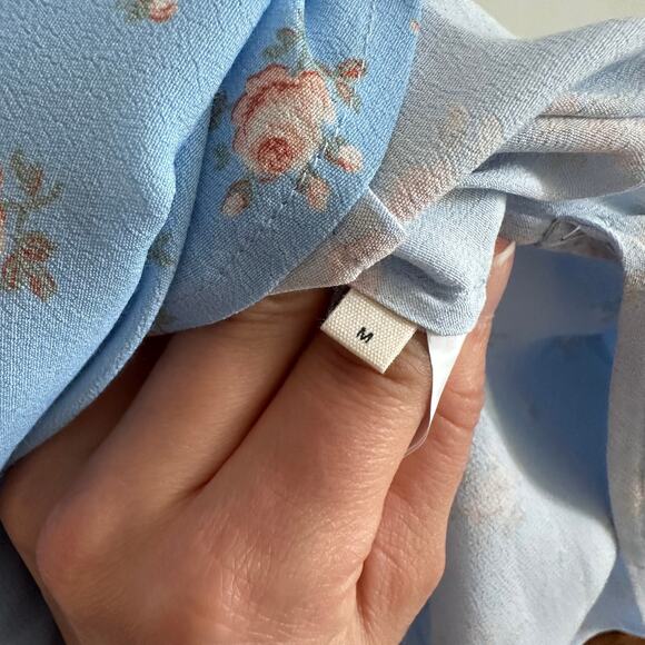 Capulet Elie Dress in Blue Floral Rosebud Print - Picture 7 of 12